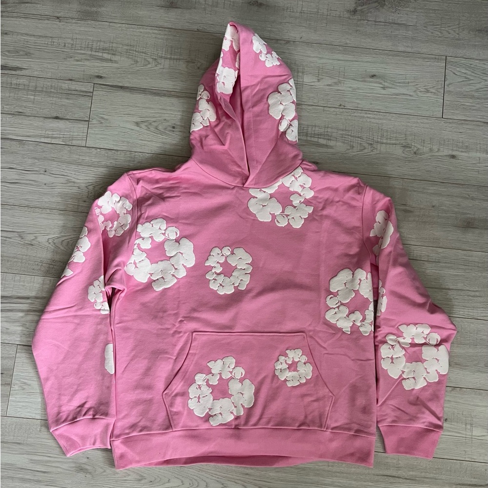 *BRAND NEW* Denim Tears Hoodie (Pink) XL